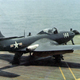 A US Navy McDonnell FH-1 Phantom of Fighter Squadron 17A (VF-17A) “Phantom Fighters” taxis for takeoff from the light aircraft carrier USS Saipan (CVL 48) in May 1948. Note the placement of the engine exhaust away from the fuselage.